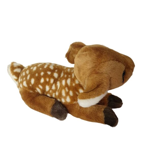 Soft Paws Fawn Deer Realistic 11" Stuffed Animal Plush Woodland Nursery Decor - Picture 2 of 8